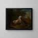 White horse ascending - Johann Georg Pforr — framed artwork on a wall