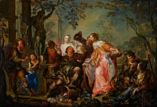 Les plaisirs des saisons Automne - Johann Georg Platzer — artwork view
