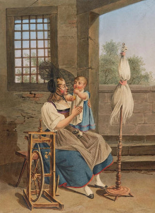 Johann Georg Volmar - Douceur de la Maternit.webp