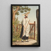 Fribourg Peasant Painting from the German-speaking part of the canton - Johann Georg Volmar — framed artwork on a wall