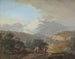 View of Mont Blanc in the Salenges Valley - Johann Georg Volmar — artwork view
