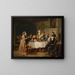 Celebration after Baptism - Johann Geyer — framed artwork on a wall