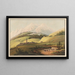 Airolo located on the main road at the foot of Mount Saint-Gothard, canton of Uri in Switzerland - Johann Gottfried Jentzsch — framed artwork on a wall