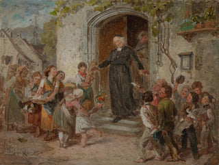 L'anniversaire du pasteur de campagne - Johann Grund — artwork view