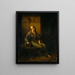 Marguerite en prison - Johann Grund — framed artwork on a wall