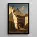Hungarian farmstead - Johann Gualbert Raffalt — framed artwork on a wall