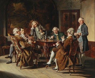 A group of gentlemen - Johann Hamza — artwork view