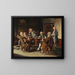 A group of gentlemen - Johann Hamza — framed artwork on a wall