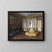 Interior Painting - Johann Hamza — framed artwork on a wall
