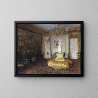 Interior Painting - Johann Hamza — framed artwork on a wall