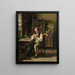L'horloger - Johann Hamza — framed artwork on a wall