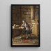 The Library - Johann Hamza — framed artwork on a wall