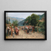 The Peasant Wedding - Johann Hamza — framed artwork on a wall