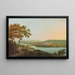 View of Aarau - Johann Heinrich Bleuler — framed artwork on a wall