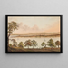 La partie inférieure de l'île de Reichenau - Johann Heinrich Bleuler — framed artwork on a wall