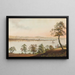 La partie supérieure de l'île de Reichenau - Johann Heinrich Bleuler — framed artwork on a wall