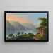 View of Seelisberg on Lake of the Four Cantons - Johann Heinrich Bleuler the Younger — framed artwork on a wall