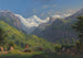 The Lauterbrunnen Valley from the path to Wengernalp - Johann Heinrich Bleuler the Younger — artwork view