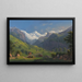 The Lauterbrunnen Valley from the path to Wengernalp - Johann Heinrich Bleuler the Younger — framed artwork on a wall