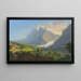 Le Wetterhorn à Grindelwald Canton de Berne - Johann Heinrich Bleuler le Jeune — framed artwork on a wall