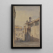 View of Ariccia - Johann Heinrich Hasselhorst — framed artwork on a wall