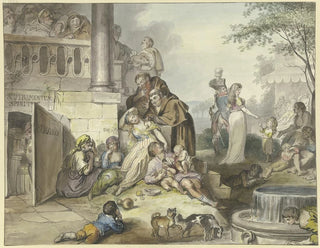 Gentle idleness in Naples - Johann Heinrich Ramberg — artwork view