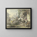 Divertissements populaires à Rome - Johann Heinrich Ramberg — framed artwork on a wall