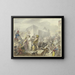 Scene of Roman Carnival - Johann Heinrich Ramberg — framed artwork on a wall