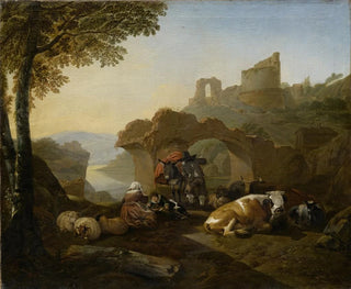 Repos des bergers - Johann Heinrich Roos — artwork view