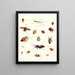 Brief history of insects by Dr. Sulzer, Pl. 10 - Johann Heinrich Sulzer — framed artwork on a wall