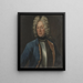 Portrait of Olof Strömstierna - Johann Heinrich Wedekind — framed artwork on a wall