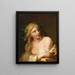 A Bacchante - Johann Heinrich Wilhelm Tischbein — framed artwork on a wall