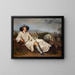 Goethe dans la Campagne romaine - Johann Heinrich Wilhelm Tischbein — framed artwork on a wall