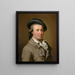 Portrait of Hans Jakob Irminger - Johann Heinrich Wilhelm Tischbein — framed artwork on a wall