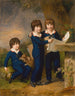 Les enfants de Martin Anton Heckscher Johann Gustav Wilhelm Moritz 1797-1865 Carl Martin Adolph 1796-1850 et Leopold né en 1792 - Johann Heinrich Wilhelm Tischbein — artwork view