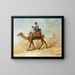 Negev Sebee al Hel - Johann Hermann Kretzschmer — framed artwork on a wall