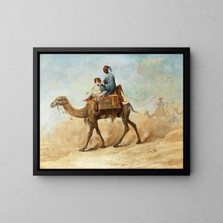 Negev Sebee al Hel - Johann Hermann Kretzschmer — framed artwork on a wall