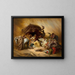 Le Samum dans le désert - Johann Hermann Kretzschmer — framed artwork on a wall