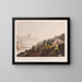 La ville de Beingen - Johann Isaak von Gerning — framed artwork on a wall