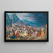 The Israelites after crossing the Red Sea - Johann Jacob Besserer — framed artwork on a wall