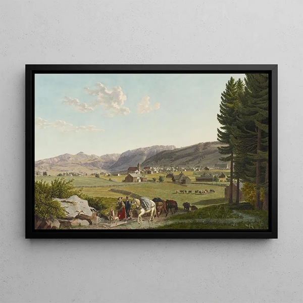 Appenzell du nord-ouest - Johann Jakob Biedermann — framed artwork on a wall