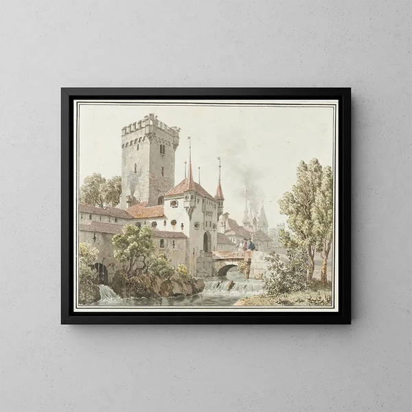 Bern Golatenmattgate - Johann Jakob Biedermann — framed artwork on a wall