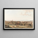 Bern northwest view - Johann Jakob Biedermann — framed artwork on a wall