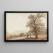 Vue sur la vallée de Schinznach dans le canton d'Argovie - Johann Jakob Biedermann — framed artwork on a wall