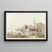 Kirchberg du Sud-Ouest - Johann Jakob Biedermann — framed artwork on a wall