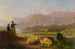 At the edge of the lake near Lucerne with a herd grazing - Johann Jakob Biedermann — artwork view