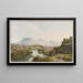 Lucerne du sud-ouest - Johann Jakob Biedermann — framed artwork on a wall