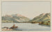 View of Lachen on Lake Zurich - Johann Jakob Biedermann — artwork view