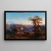 View of Tivoli - Johann Jakob Frey — framed artwork on a wall
