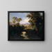 the surroundings of Rome - Johann Jakob Frey — framed artwork on a wall
